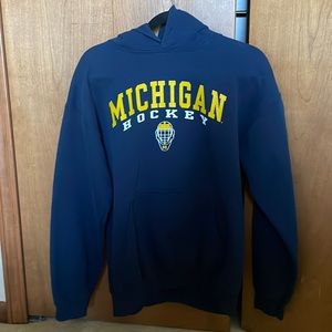 Michigan hockey hooded sweatshirt